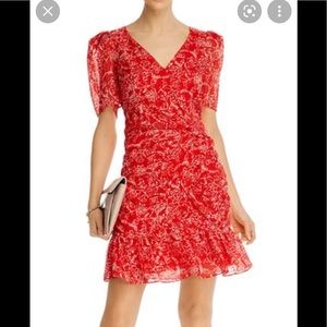 Parker silk mini dress NWT